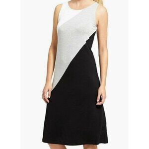 Athleta Diagonal Colorblock Dress Womens Size Small Travel Commute Work Comfort